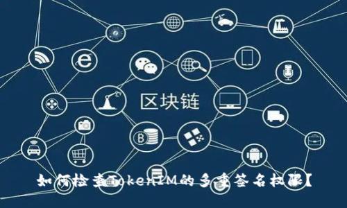 如何检查TokenIM的多重签名权限？